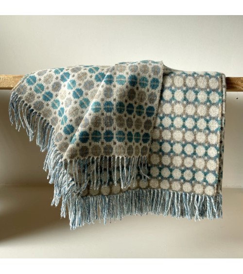 MILAN Eucalipto - Coperta di lana merino Bronte by Moon plaid per divano in lana coperta morbida letto matrimoniale plaides 1...
