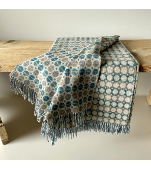 Wolldecke MILAN Eukalyptus - Merino Decke, Kuscheldecke Bronte by Moon Schafwolldecke warme Woll Decken Sofa wohndecke kaufen