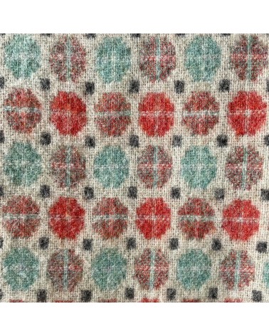 MILAN Corallo e Menta - Coperta di lana merino Bronte by Moon di qualità per divano coperte plaid