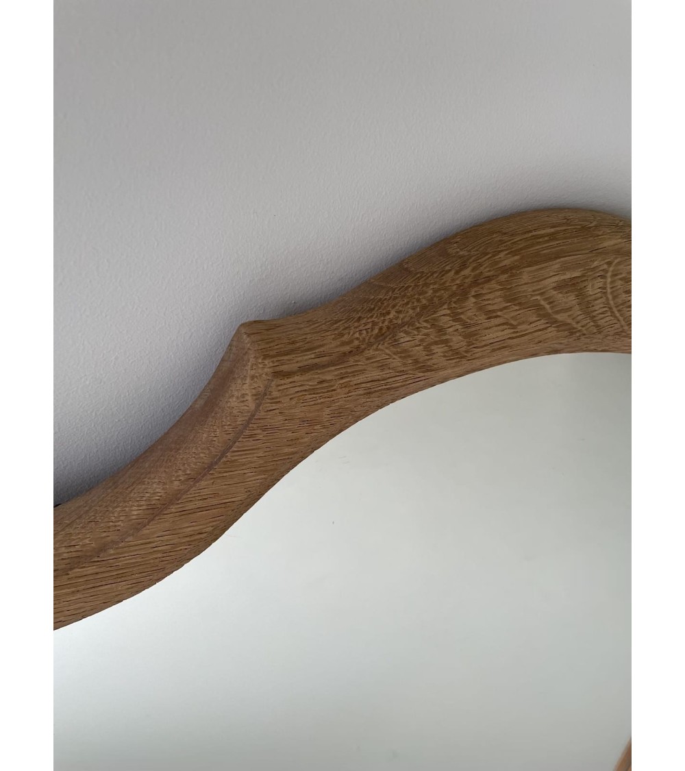 Vintage wood wall mirror Vintage by Kitatori Kitatori.ch - Art and Design Concept Store design switzerland original