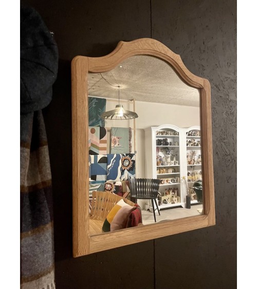 Vintage wood wall mirror Vintage by Kitatori Kitatori.ch - Art and Design Concept Store design switzerland original