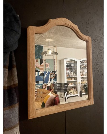 Vintage wood wall mirror Vintage by Kitatori Kitatori.ch - Art and Design Concept Store design switzerland original
