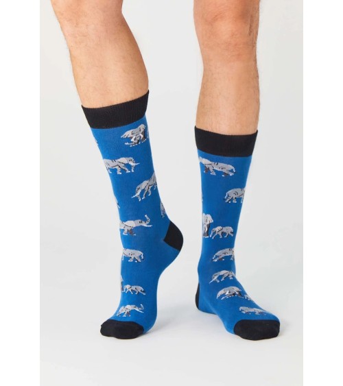 Socken - Be Elephant WWF Besocks Socke lustige Damen Herren farbige coole socken mit motiv kaufen