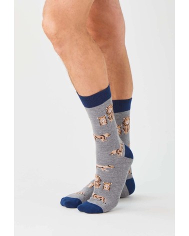 Socken - Be Lion WWF Besocks Socke lustige Damen Herren farbige coole socken mit motiv kaufen