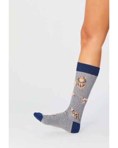 Socken - Be Lion WWF Besocks Socke lustige Damen Herren farbige coole socken mit motiv kaufen