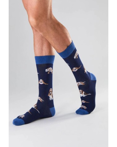Chaussettes - BeBasset - Basset Hound Besocks jolies pour femme originales pour homme chausset rigolotes drole Suisse