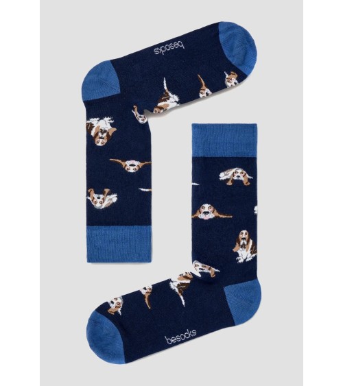 Socks - BeBasset - Basset Hound Besocks funny crazy cute cool best pop socks for women men