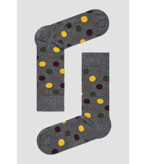 Chaussettes BePolkadots - Gris Marengo Besocks jolies pour femme originales pour homme chausset rigolotes drole Suisse