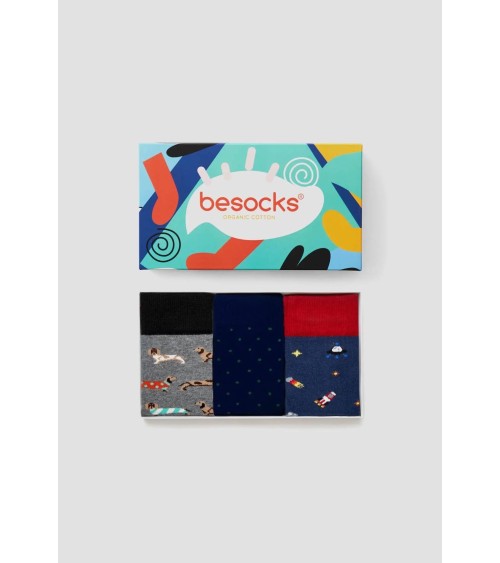 Chaussettes - Pack Funny Besocks Chaussettes design suisse original
