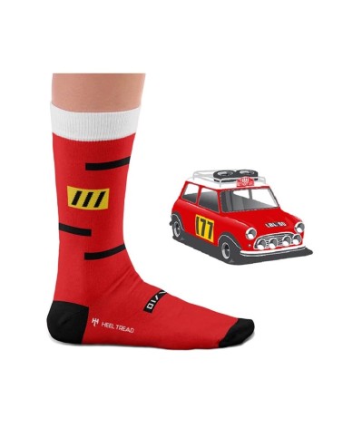 Chaussettes - MINI Cooper S Heel Tread jolies pour femme originales pour homme chausset rigolotes drole Suisse