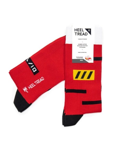 Socken - MINI Cooper S Heel Tread socke kuschelsocken für damen lustig herren farbige coole socken