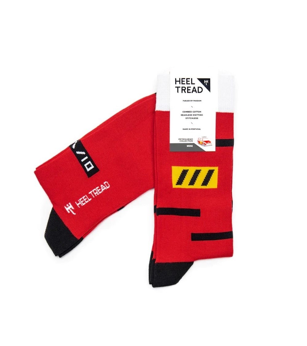 Chaussettes - MINI Cooper S Heel Tread jolies pour femme originales pour homme chausset rigolotes drole Suisse
