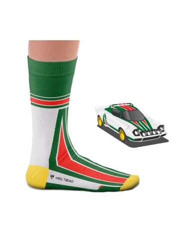Socks - Lancia Stratos Heel Tread funny crazy cute cool best pop socks for women men
