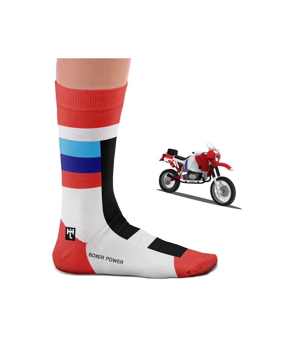 Socken - BMW Boxer Heel Tread socke kuschelsocken für damen lustig herren farbige coole socken