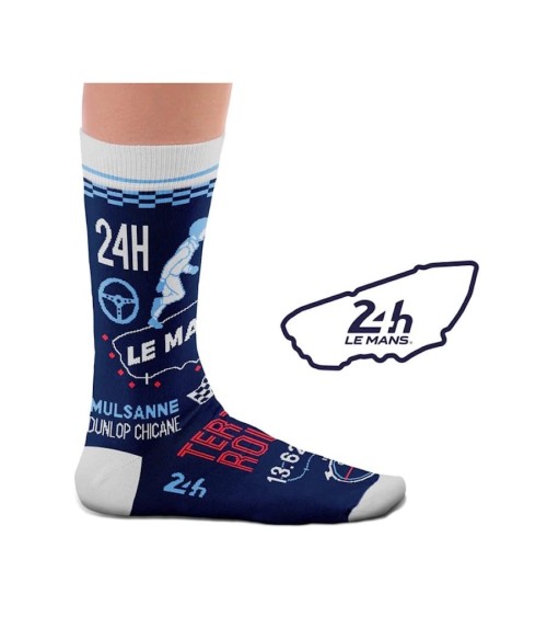 Socken - 24h Le Mans Heel Tread Socke lustige Damen Herren farbige coole socken mit motiv kaufen