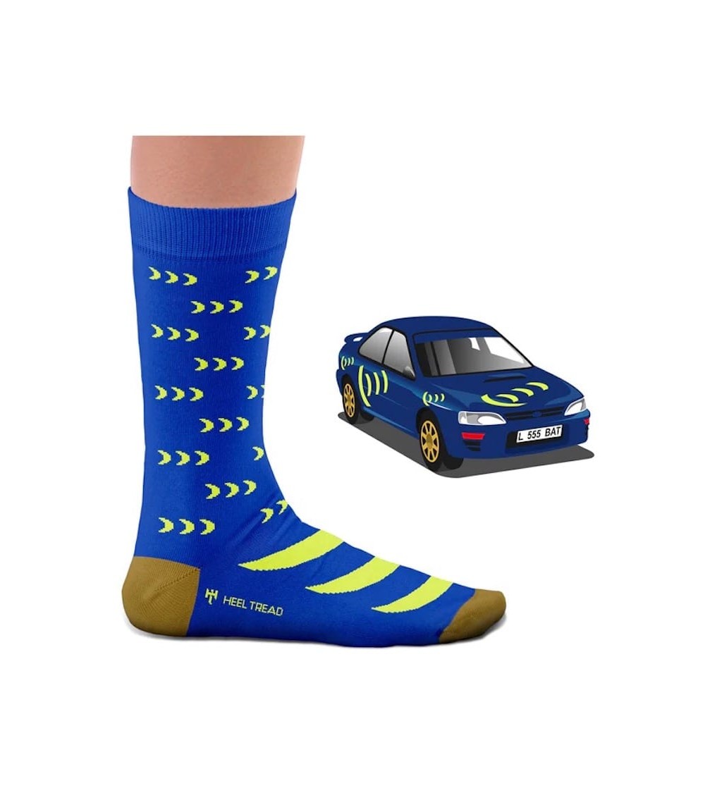 Socken Subaru Impreza - Scooby Heel Tread socke kuschelsocken für damen lustig herren farbige coole socken