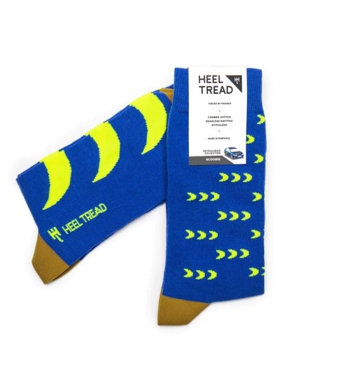 Chaussettes Subaru Impreza - Scooby Heel Tread jolies pour femme originales pour homme chausset rigolotes drole Suisse