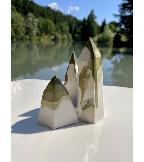 Schmuckhalter aus Porzellan - Vapor Grün Maison Dejardin Dekorationsartikel design Schweiz Original