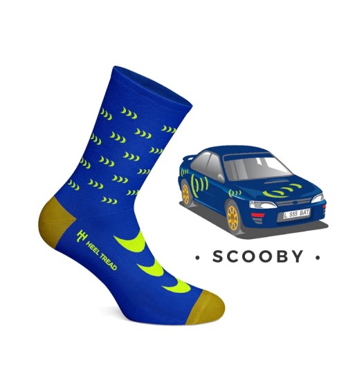 Socks Subaru Impreza - Scooby Heel Tread funny crazy cute cool best pop socks for women men