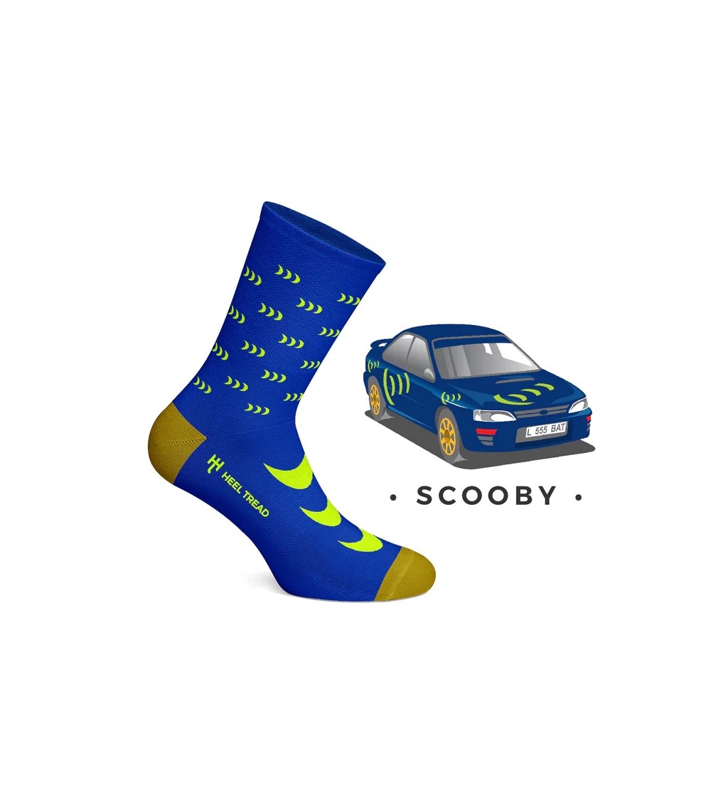 Socks Subaru Impreza - Scooby Heel Tread funny crazy cute cool best pop socks for women men