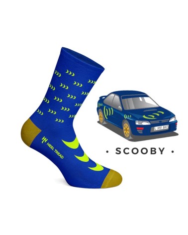 Socken Subaru Impreza - Scooby Heel Tread socke kuschelsocken für damen lustig herren farbige coole socken