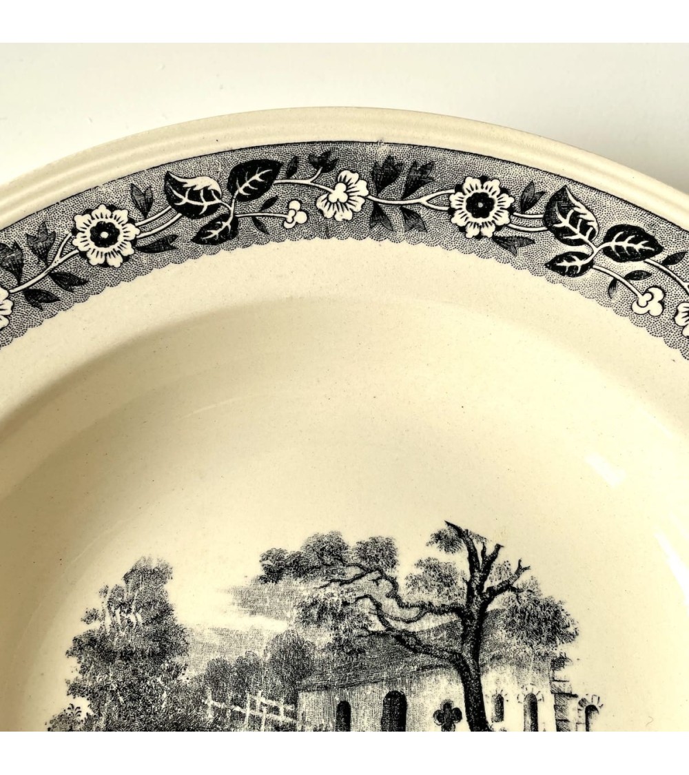 Piatto fondo - Boch Frères - Vintage kitatori mobili Oggetto di design vintage svizzera