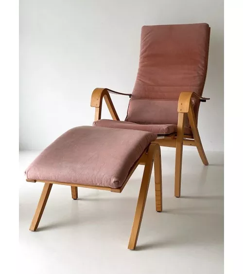 RIMBO - Fauteuil et repose-pieds Vintage - Ikea Vintage by Kitatori Kitatori - Concept Store d'Art et de Design design suisse...