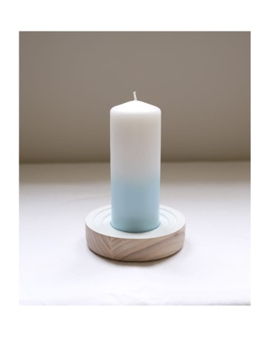 Wood Candle holder - Bougie Woogie - White SwabDesign tealight candle house design