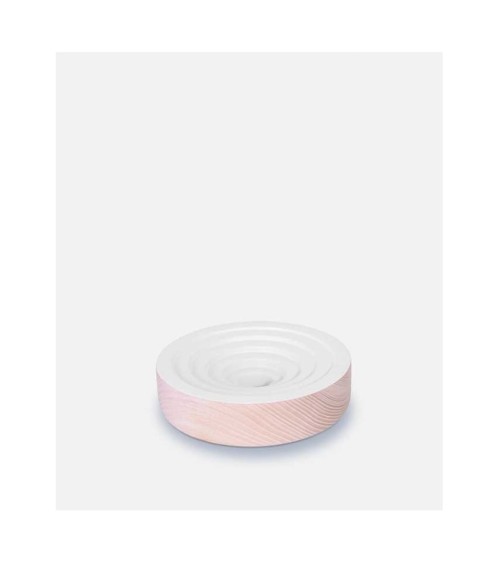 Portacandele in legno - Bougie Woogie - Bianco SwabDesign Candelieri e Portacandele design svizzera originale