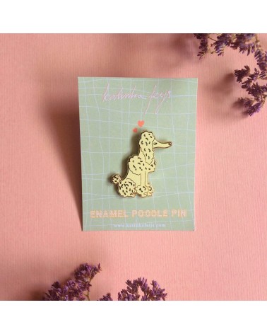 Pin Anstecker - Königspudel Katinka Feijs Anstecknadel Ansteckpins pins anstecknadeln kaufen