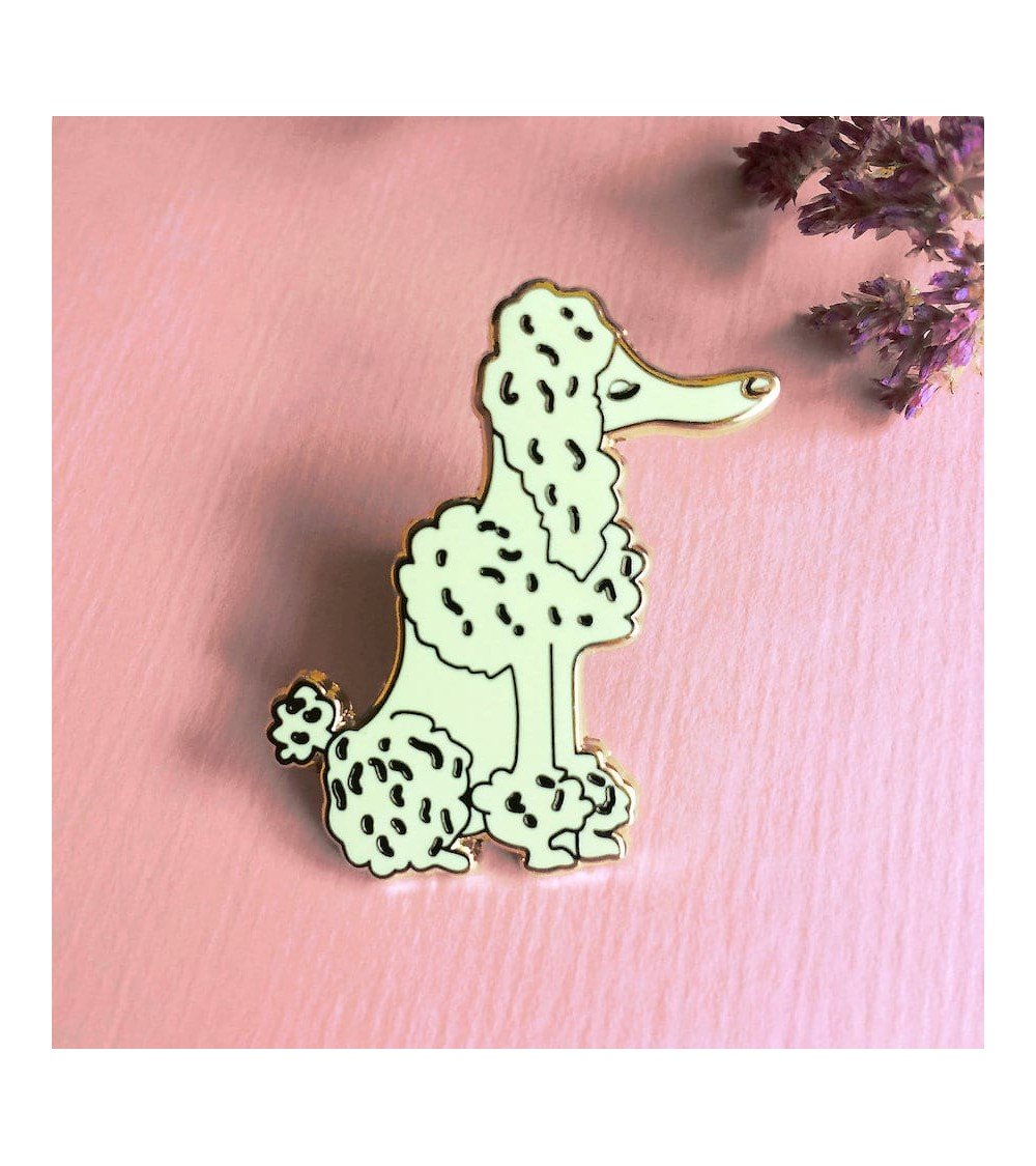 Enamel Pin - Royal Poodle Katinka Feijs broches and pins hat pin badges collectible
