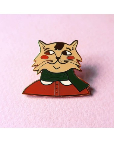 Spilla Smaltata - Signor Gatto Katinka Feijs spiritose spille colorate particolari eleganti donna da giacca uomo