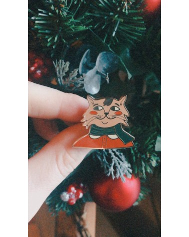 Enamel Pin - Mr. Cat Katinka Feijs broches and pins hat pin badges collectible