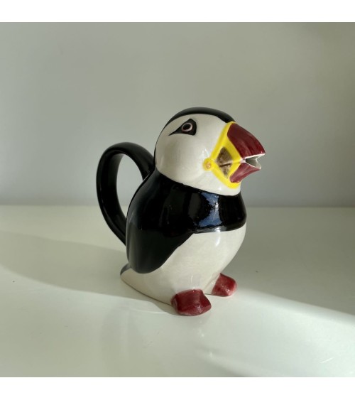 Lattiera piccola - Pulcinella di mare Quail Ceramics brocca per latte lattiera caraffa latte piccola