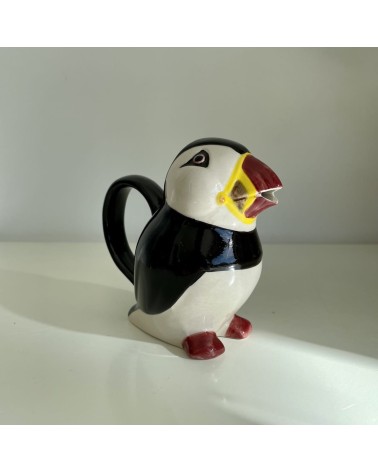 Small milk jug - Puffin Quail Ceramics small pitcher coffee mini milk jugs