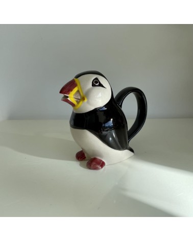 Small milk jug - Puffin Quail Ceramics small pitcher coffee mini milk jugs