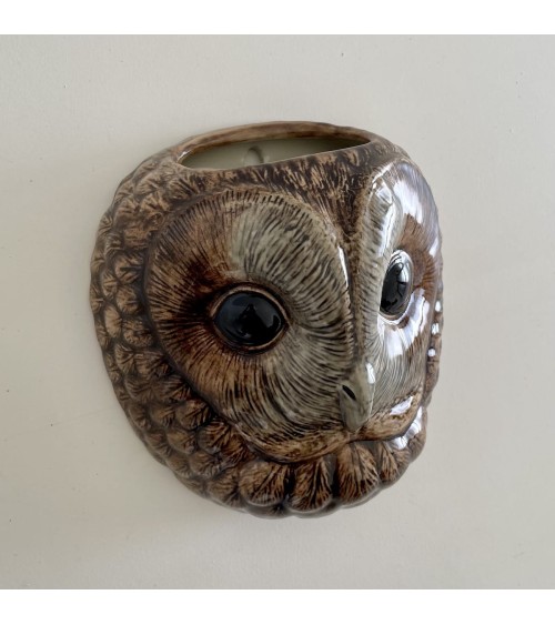 Tawny Owl - Large Wall Vase Quail Ceramics table flower living room vase kitatori switzerland