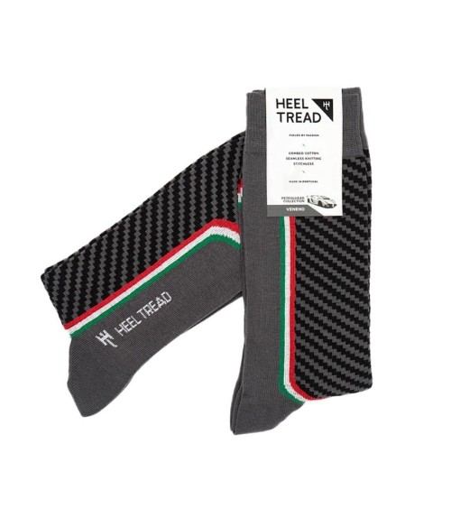 Socken - Lamborghini Veneno Heel Tread socke kuschelsocken für damen lustig herren farbige coole socken