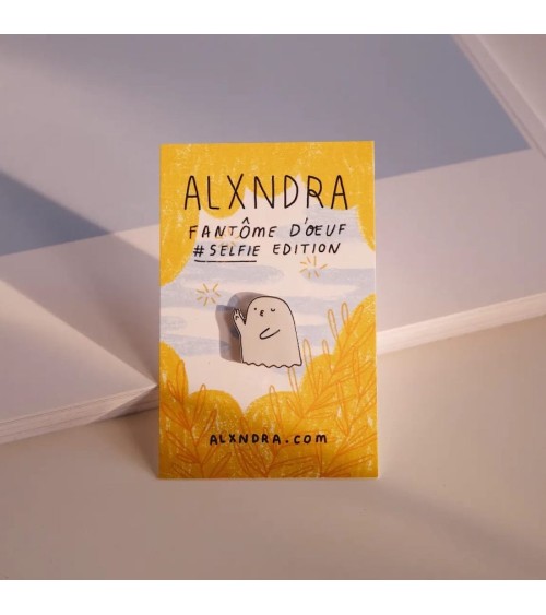 Enamel Pins - Fantôme d'oeuf ALXNDRA broches and pins hat pin badges collectible