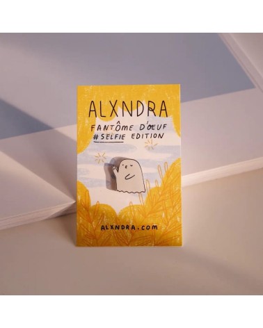 Enamel Pins - Fantôme d'oeuf ALXNDRA broches and pins hat pin badges collectible