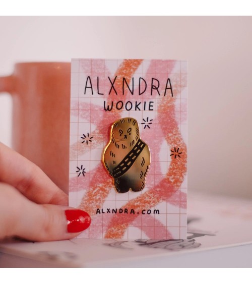 Pin Anstecker - Wookie ALXNDRA Anstecknadel Ansteckpins pins anstecknadeln kaufen