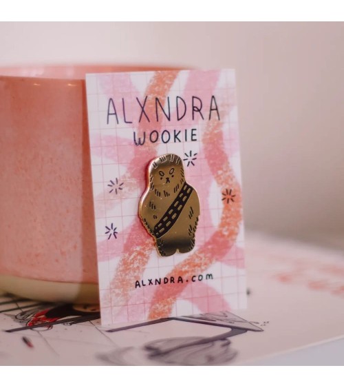 Enamel Pins - Wookie ALXNDRA broches and pins hat pin badges collectible