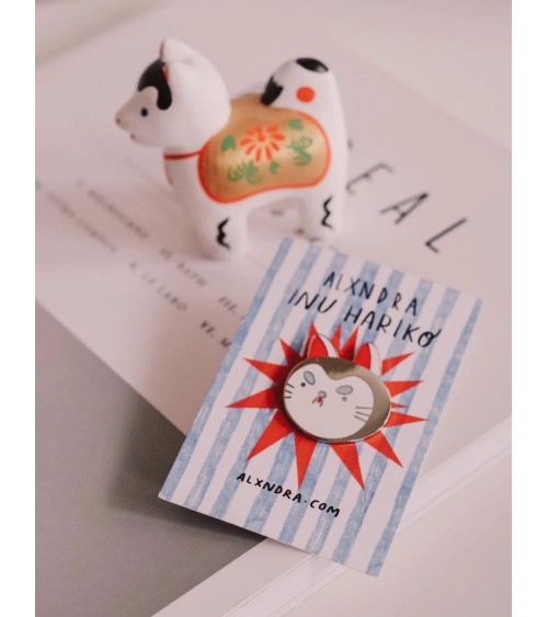 Enamel Pins - Inu Hariko ALXNDRA broches and pins hat pin badges collectible