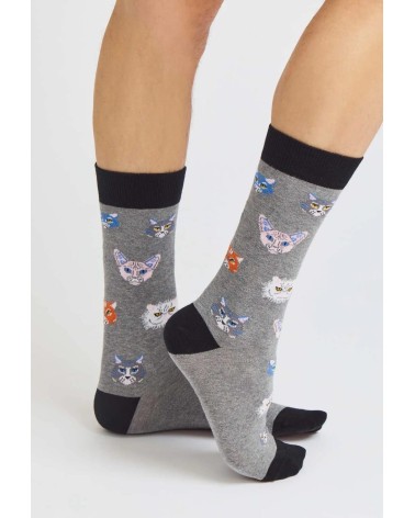 Socks - BeCats - Cats Besocks funny crazy cute cool best pop socks for women men