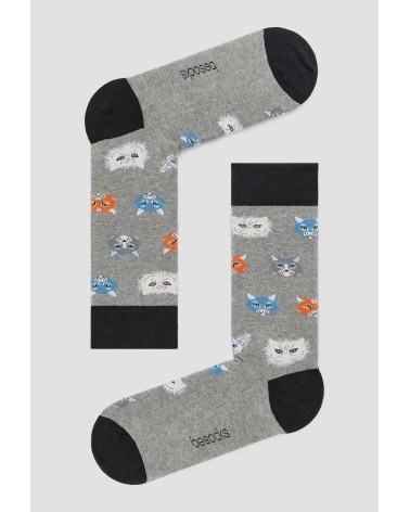 Chaussettes - BeCats - Chats Besocks jolies pour femme originales pour homme chausset rigolotes drole Suisse