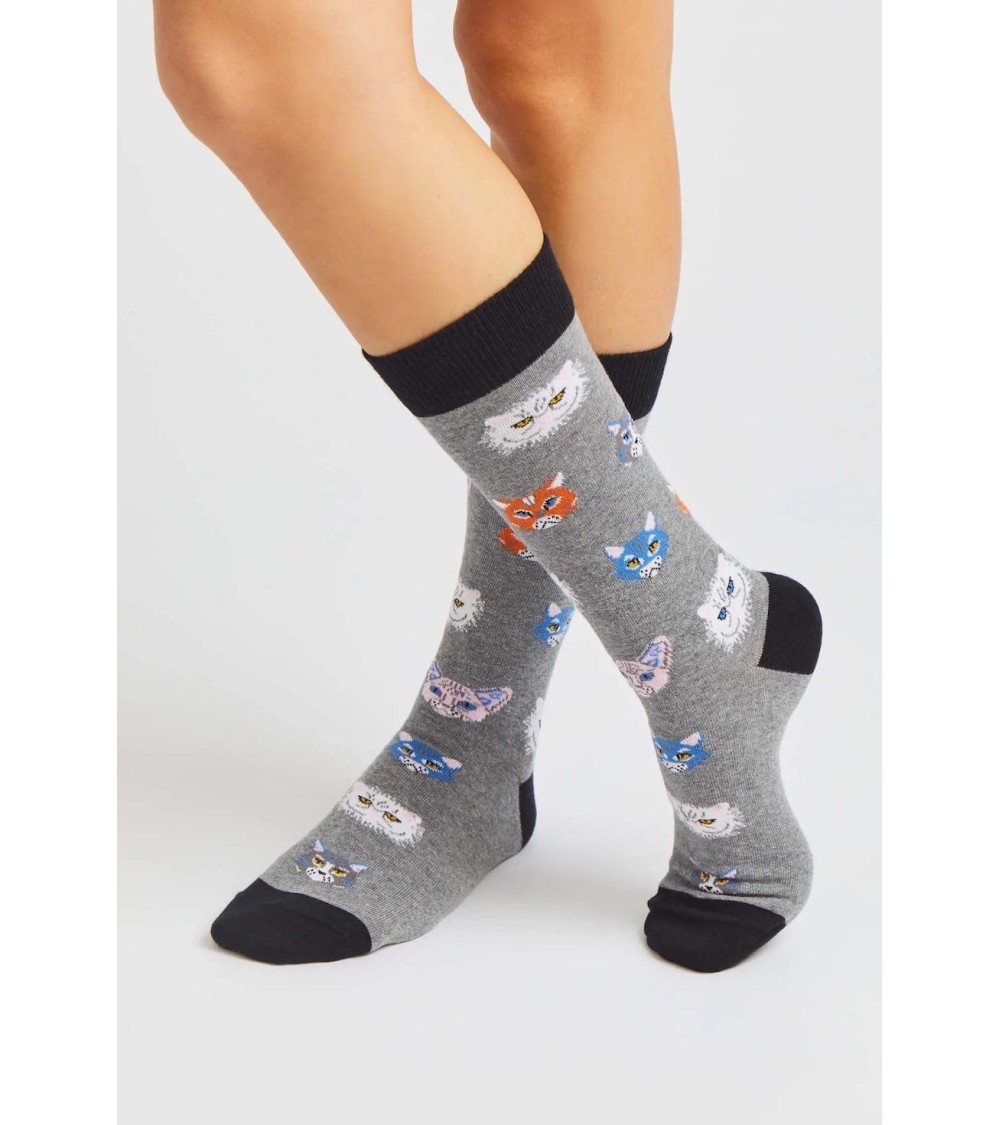 Socken - BeCats - Katzen Besocks socke kuschelsocken für damen lustig herren farbige coole socken