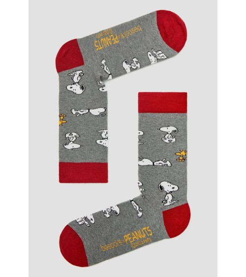 Calzini - Be Snoopy - Grigio Besocks calze da uomo per donna divertenti simpatici particolari