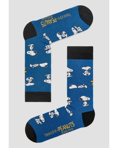 Calzini - Be Snoopy - Blu Besocks calze da uomo per donna divertenti simpatici particolari