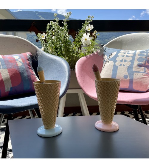 Coppa di Gelato Vintage kitatori mobili Oggetto di design vintage svizzera