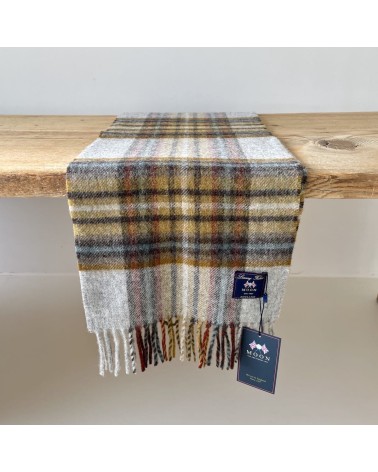 OTLEY Grigio - Sciarpa di lana merinos Bronte by Moon sciarpa inglese per donna da uomo per donna sciarpe di lana eleganti